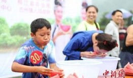 幼儿园吃瓜大赛图片大全